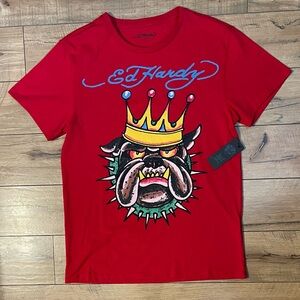 Ed Hardy Graphic T-Shirt Dog
